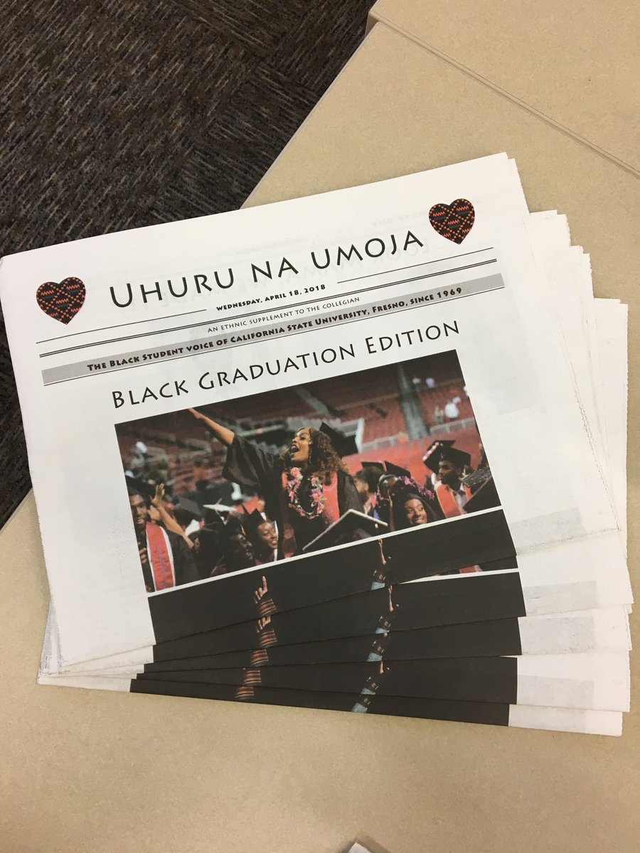 fsuhuru's tweet photo. Pick up the last issue for the semester today! It’s a Graduation Edition and the Editor for next year is introduced! https://t.co/WAuStjjQfU