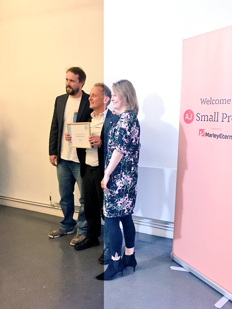 FCBStudios's tweet photo. Congratulations to commended projects @baxendalestudio ‘Riverside Solidarity’ and #TrevorHorneArchitects ‘PEER Gallery + pocket park’ #AJSmallProjects 2018 https://t.co/7qcp2M9A1F