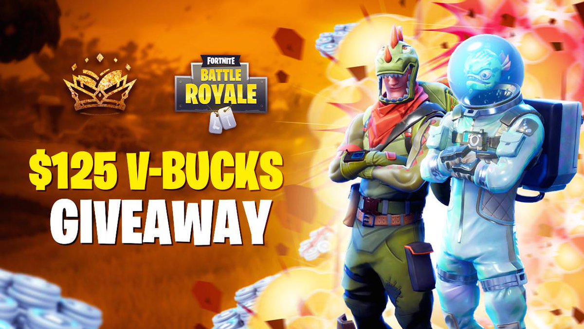 ErycTriceps's tweet photo. FORTNITE V-BUCKS GIVEAWAY

💰$125 WORTH OF V-BUCKS! (15,000+)
👑1 WINNER PICKED IN 1 WEEK

▶️TAG 2 FRIENDS
💵SUBMIT YOUR ENTRIES HERE: https://t.co/7xJVXDyotY https://t.co/lC9O3nbzsO