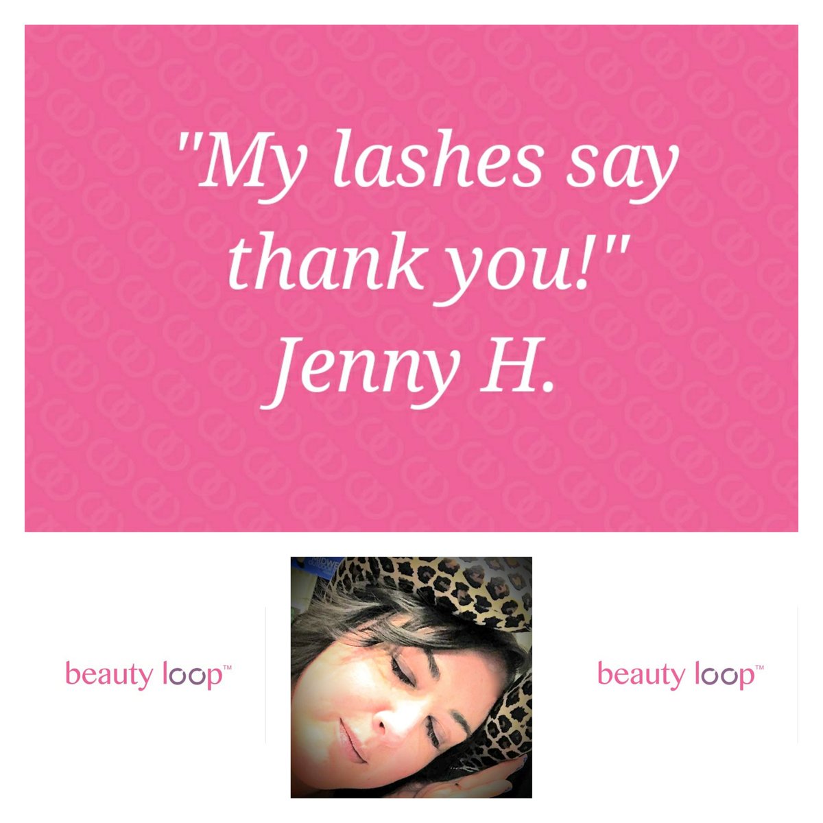 Using the #mybeautyloop is a great way to keep your #lashes & #lashextensions looking their best! Thank you Jenny for your great photo❤️ #amazinglashes  #lashlove #beautysleep #getrealbeautysleep #beautyloop #sidesleeper #eyelashextensions #beautymust #beautylooppillow