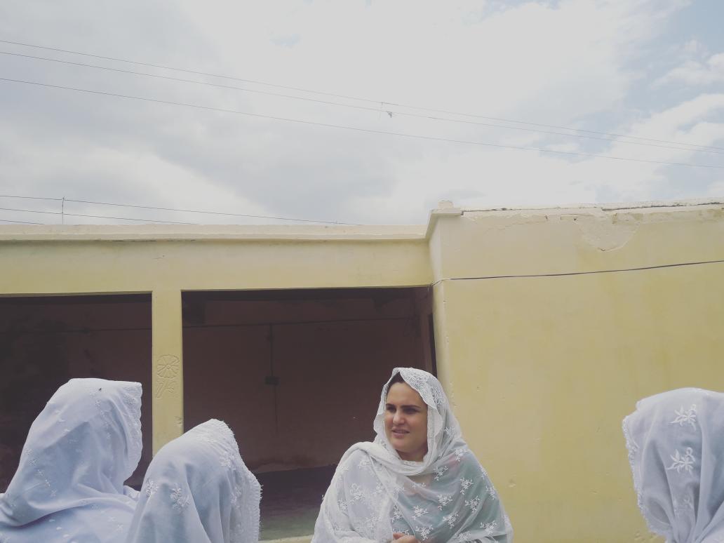 sanaejaz2's tweet photo. Corner meeting to ensure women participation in  #PashtunLongMarch2Swat 
#PTMAskForConstitutionalRights https://t.co/8bYbgkxC9p