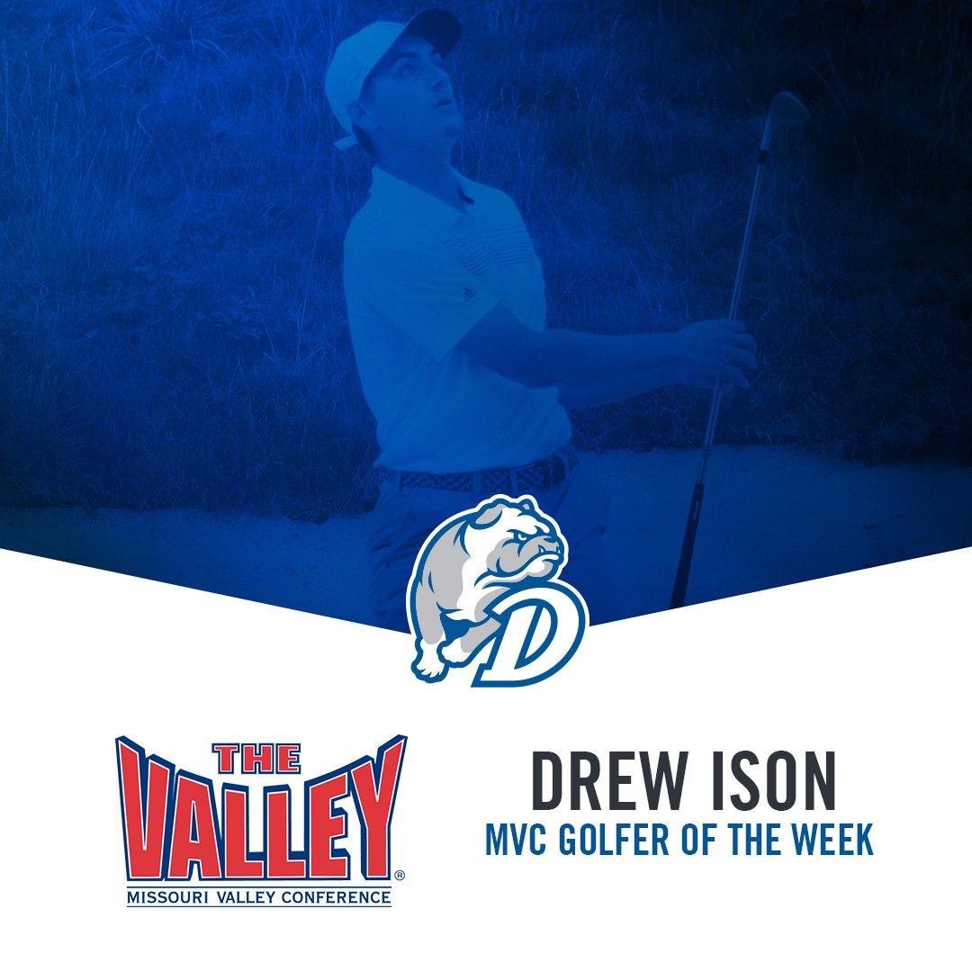 Congrats to Drew Ison for being named <a href="/MVCsports/">Missouri Valley Conference</a> Golfer of the Week! 📰 goo.gl/ZastZi