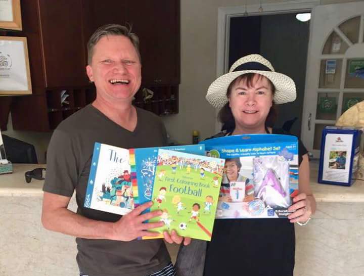 YellowBirdHotel's tweet photo. There is nothing more we love than to see our guests happy and we wish to thank Nick &amp; Joy for their #packforapurpose donation to the St Lawrence Primary School🤗 @PackforaPurpose 

#weloveourguests #yellowbirdhotel #myyellowbirdvacation https://t.co/DjgeaZLx4N