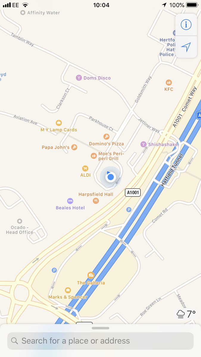 richsanna's tweet photo. @ChrisMoyles @domisatwit @Pipskin Trying to find where I was going in Hatfield and saw this on google maps - is this Doms new base of operations? https://t.co/szV2nB21kb
