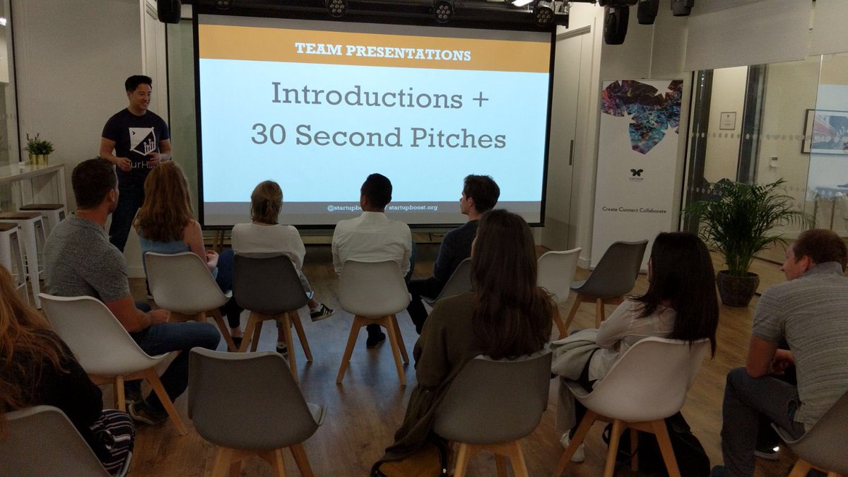 It’s the first of our teams pitching their #startups tonight at #StartupBoost #London! #preaccelerator