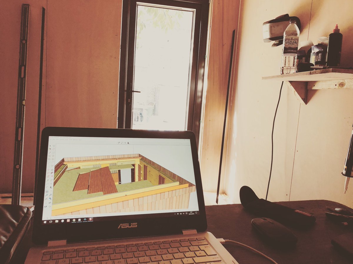 sonosolutions_'s tweet photo. Temporary office inside the studio build today ๐ฏ
#sonosolutions #gardenmusicstudio #music #homestudio #homestudios #workinglate https://t.co/osnUm1W9XP