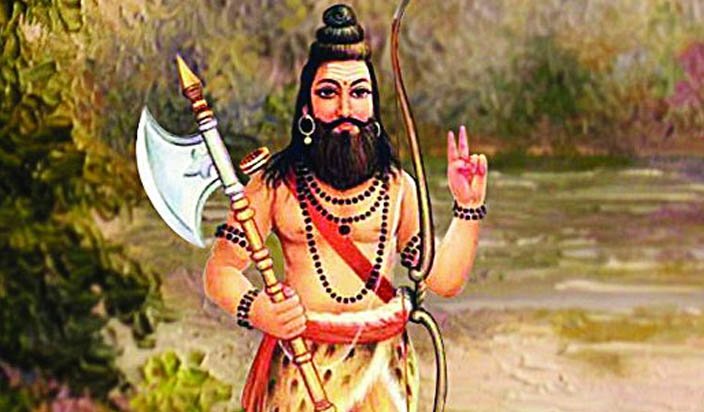 Not only was ShriRam unparalleled in valor, but also possessed a selfless stoic spirit. The perfect combination that Parshuram had searched for in every king he had encountered. He surrendered his weapons to ShriRam & finally proceeded to take Sanyaas.  #ParshuramJanmotsav