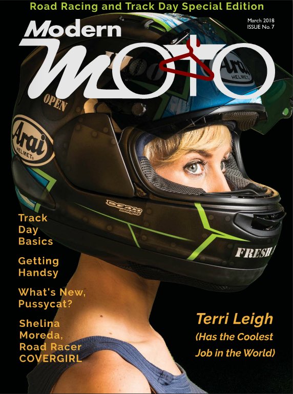 SuperLex26's tweet photo. Thank you @ModernMotoMag for featuring me in your Road Racing and Track Day Special Edition 😊 #girlracer #womenwhoride https://t.co/QDOu1Lw4Xv
