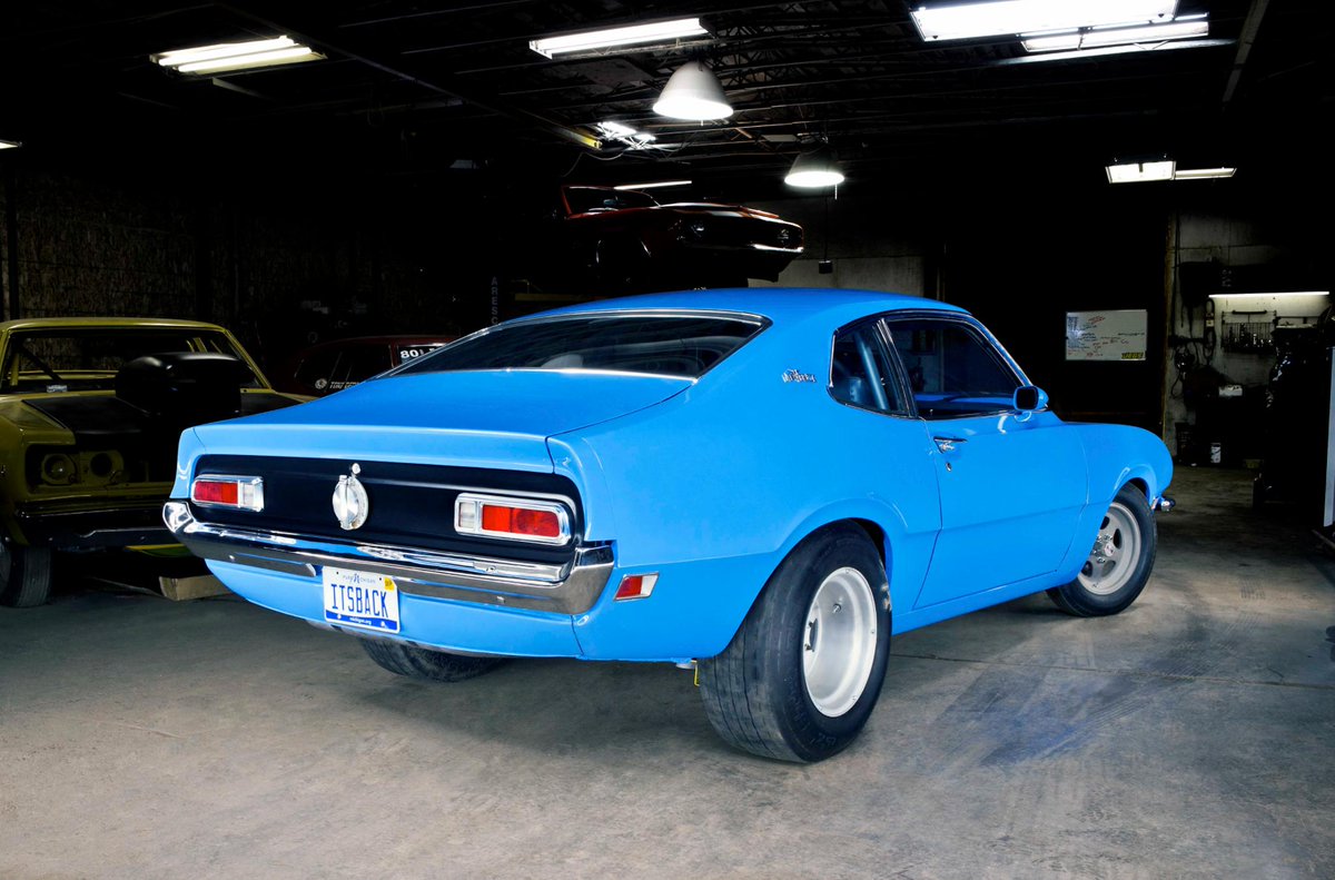 car_craft's tweet photo. This '74 Maverick 4-Speed Street Machine was Frozen in Time. https://t.co/AlE6hJDu7c https://t.co/Tv5OQ4cuRh