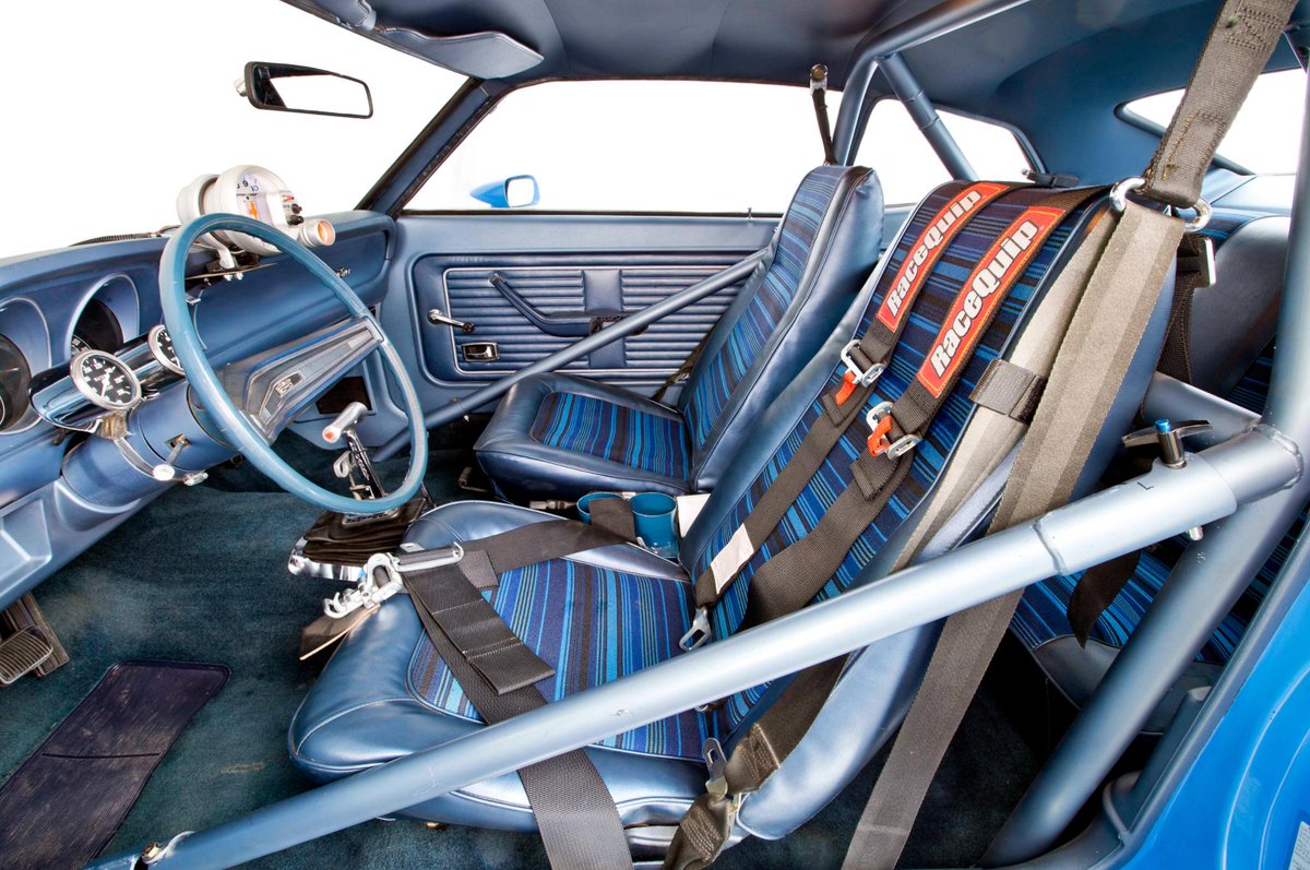 car_craft's tweet photo. This '74 Maverick 4-Speed Street Machine was Frozen in Time. https://t.co/AlE6hJDu7c https://t.co/Tv5OQ4cuRh