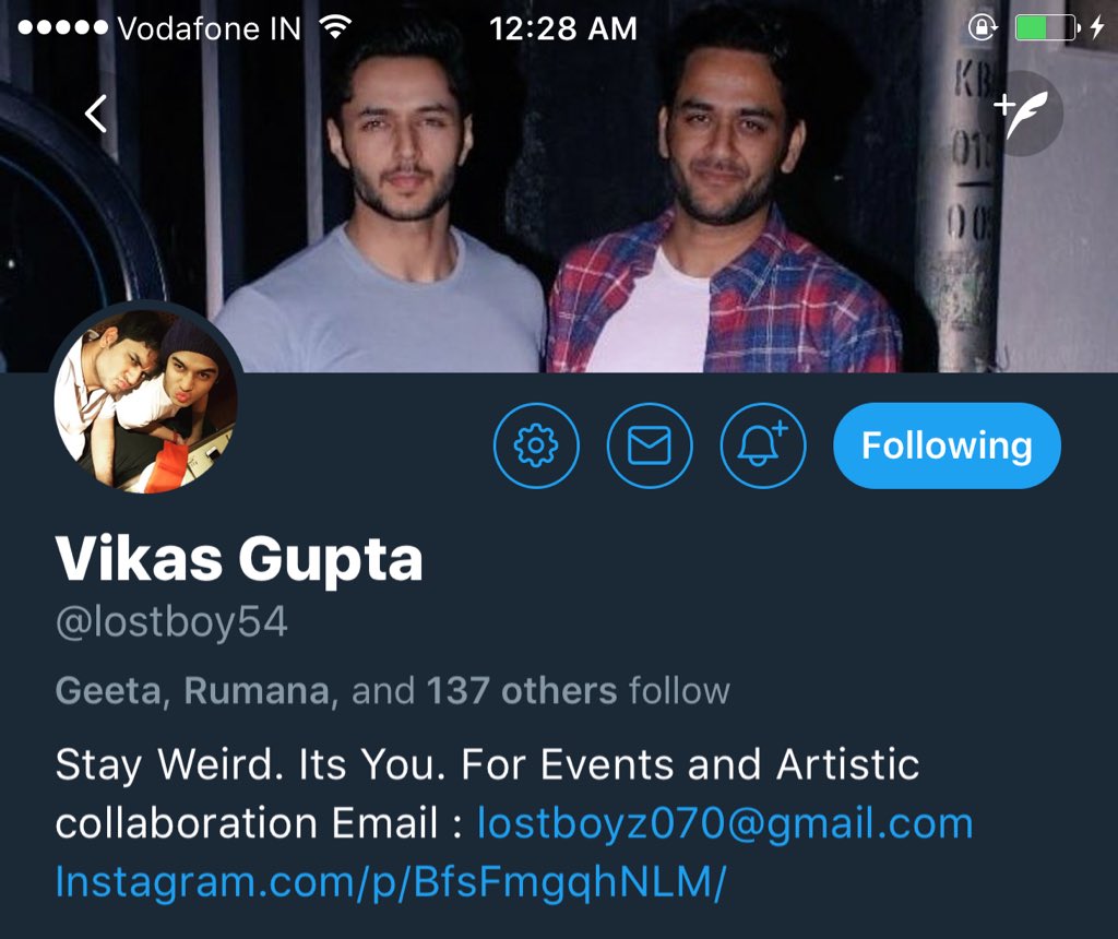 DrNupurrk's tweet photo. @lostboy54 Woww ..his header pic ππ₯π₯
#Hotties #ItsindGenes
#Guptara #Viksid
@scorp_sid https://t.co/YJMMm3Fn8z