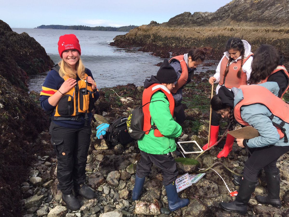 mikejrich's tweet photo. WVSS grad Sydney Shacklock doing an amazing job as instructor at Bamfield Marine Station! @SteveRauh @WestVanSchools https://t.co/kGmkCSK4IL