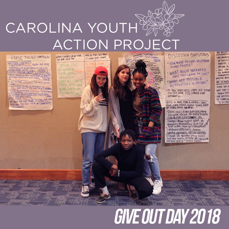 scyouthaction's tweet photo. Tomorrow is Give OUT Day!  We're so grateful to everyone who has already scheduled donations for making the work we do possible.

You can help support us by visiting https://t.co/Pj88T8HpRN and scheduling a tax-deductible donation for tomorrow, April 19th!

#giveoutday2018 https://t.co/oKnRCw0TUq