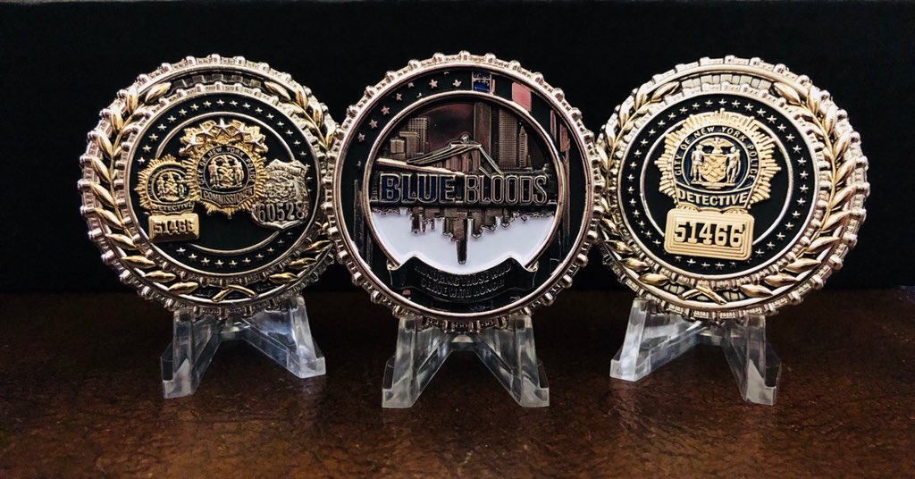 MerrickDesign's tweet image. New official coin for @BlueBloods_CBS @DonnieWahlberg #BlueBloods #cbs #merrickdesign