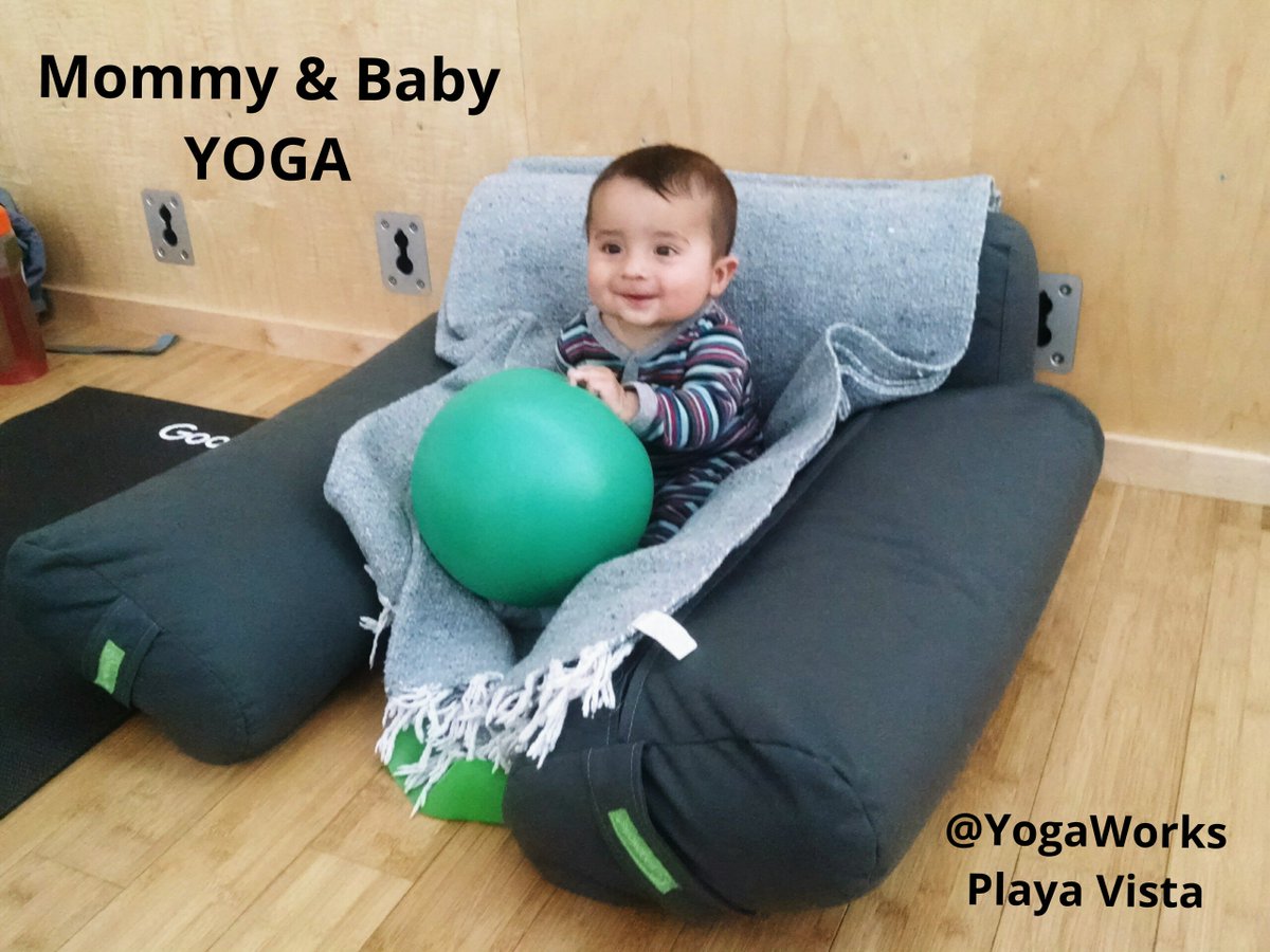 #Mommy &amp; #Baby #Yoga <a href="/YogaWorks/">YogaWorks</a> Playa Vista! Mamas #getfit now and babies are #zen. See you there!