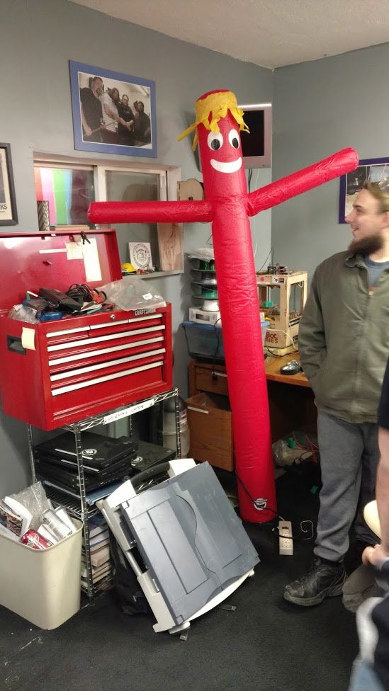 New member!  But fair warning he likes to hang out in the back office with all the lights out to scare the schottkys out of you.