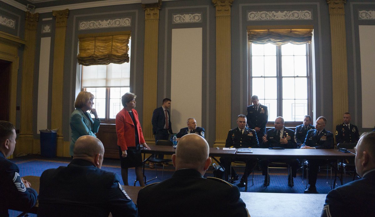 SenatorHassan's tweet photo. The New Hampshire National Guard represents the very best of our state, it was great to meet with guardsmen and women today to answer some of their questions and thank them for their service. https://t.co/ftR39fZIcm
