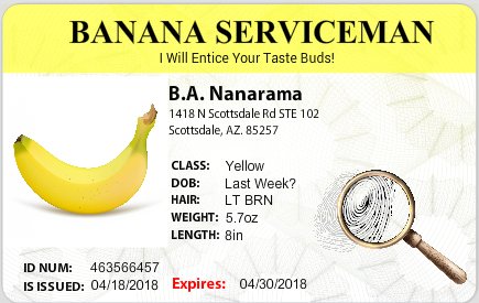 IDCreator's tweet photo. Have you checked out our Badge Maker?! You can make ANYTHING! It's bananas!  https://t.co/ty8T1KEKb2 #BananaDay #IDCreator #BadgeMaker https://t.co/f5jiYN9xwf