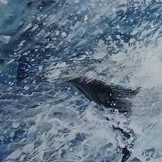 Tidalmarks's tweet photo. Art of the day!
#comet #breach #bowwave #acrylicpainting by #Cornish Artist Lindsey Keates #Gofundme #artoftheday #pledge £600 or more. #Orcas #WestCoast #uk #BlueWave2018 #contemporarypainting #emergingtalent #Kickstarter #buybritishbrands #handmadehour #87RT #CornwallHour https://t.co/EpbpXfOhIj