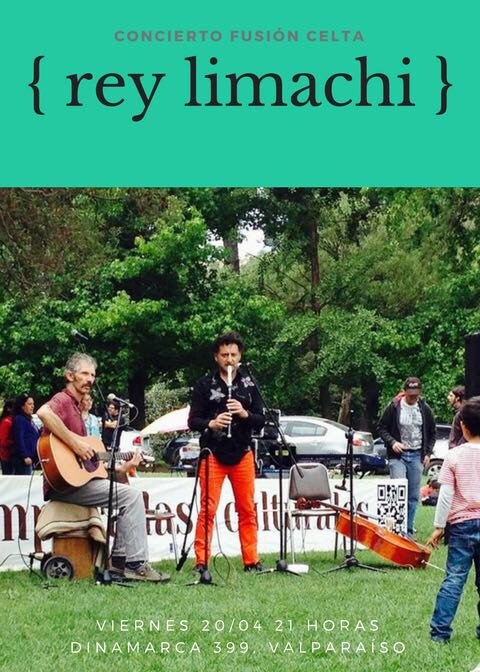 Dinamarca399's tweet photo. { REY LIMACHI } Concierto FUSION CELTA | Viernes 20 | 21.00hrs | Valor: $ 4.000 https://t.co/6equCS84A5
