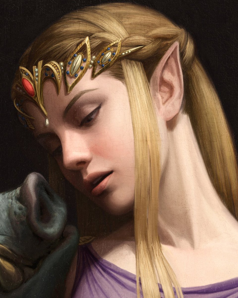 VideoArtGame's tweet photo. The #FanArt of #TheLegendofZelda ☘🎨

"Death and the Maiden"

Artist: @AstorAlexander https://t.co/OBHt7qrguL