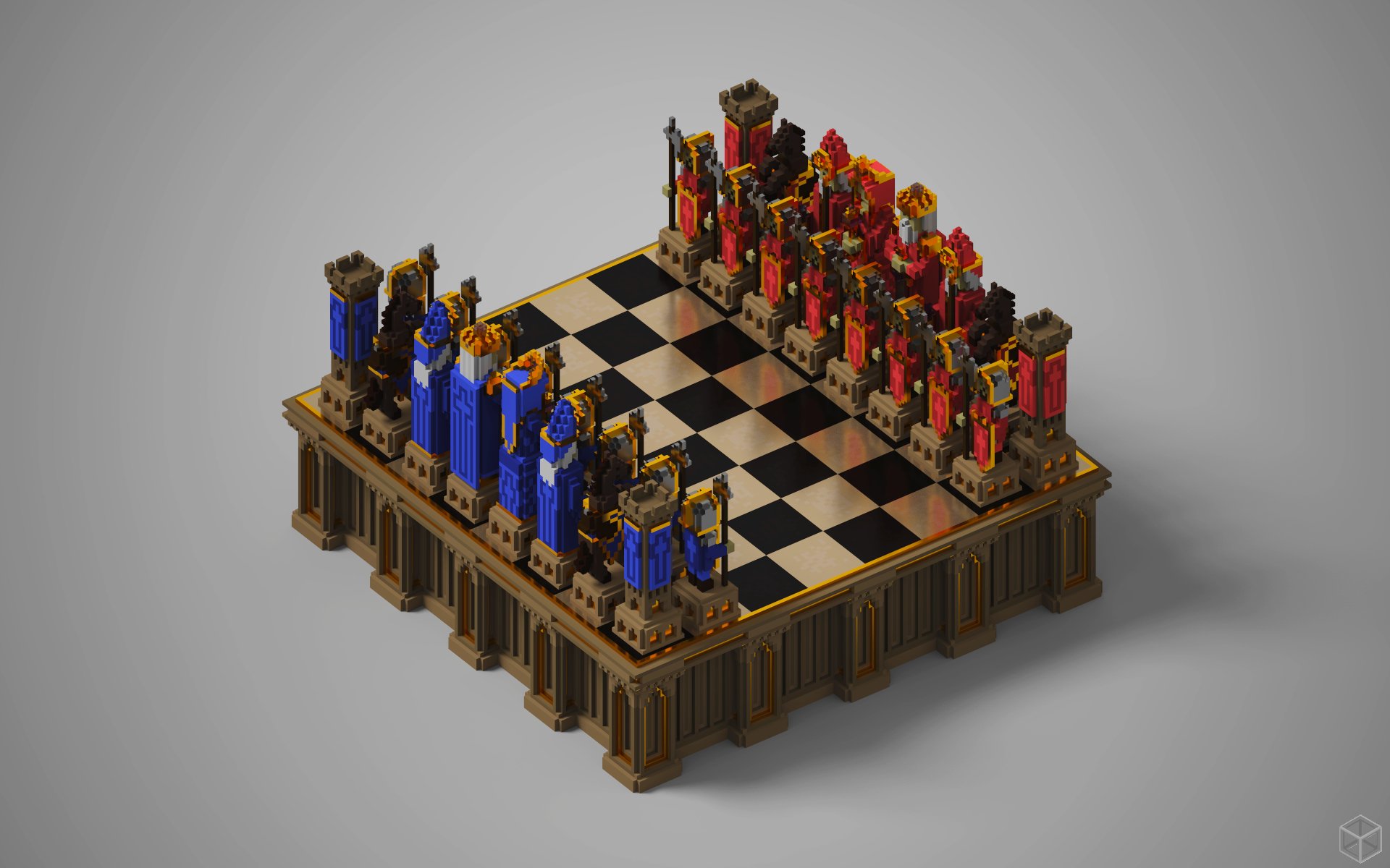 Xadrez 3D models - Sketchfab
