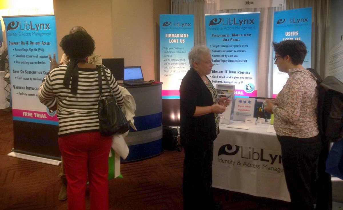 liblynxconnect's tweet photo. We're exhibiting at the Computers In Libraries conference in Arlington, VA - our first time exhibiting there. Stop by and say hi! #CILDC @LibConf https://t.co/DWvYU2vDk1