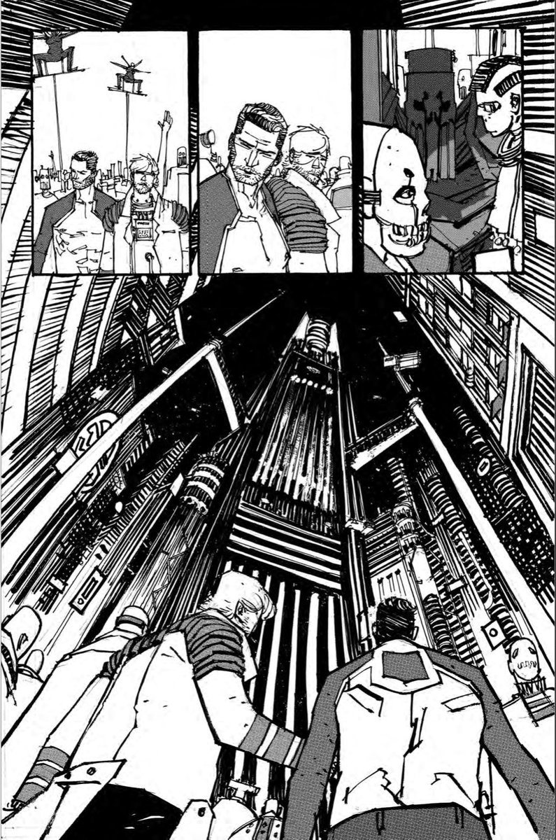 I tend to share inks, so here's some random inked pages from WASTED SPACE #1
You've really got to see them in @WordieJason's color though. You absolutely must.
