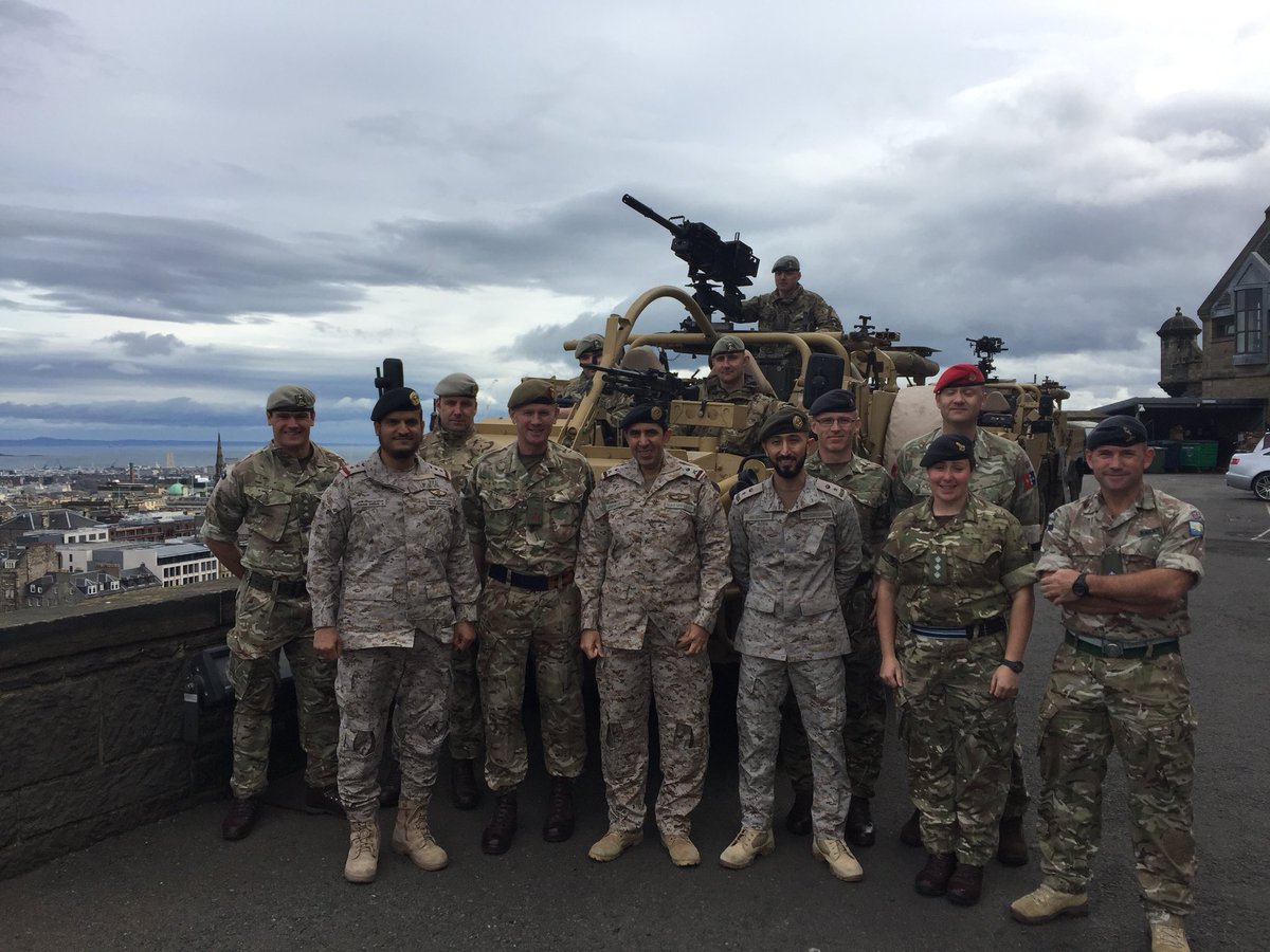 Comd51st's tweet photo. Great to host this impressive team from the Royal Saudi Land Forces in Edinburgh this week outstanding Defence Engagement   #readyandengaged https://t.co/MHv2dHgpS9