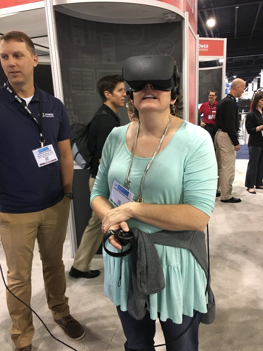 DronesAtPOWER's tweet photo. #TandD2018 #pwrieee2018 @PWREngineers  The highest number of violations found in the VR safety  simulator is 10.  There is 11. Come to the POWER booth at IEEE TD expo to find them all and win a drone. https://t.co/4ofbfw2Qrw