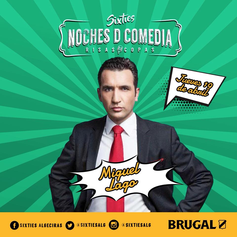 Promotora600's tweet photo. Mañana disfruta en @SixtiesAlg del humor del gran @SOYMIGUELLAGO . 

#monólogo #Cádiz #humor #Algeciras https://t.co/BO1vaPRODb