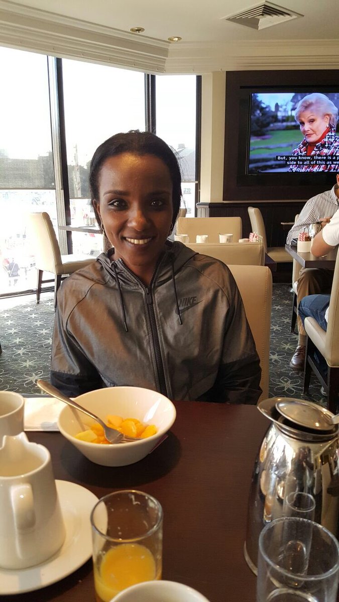 Tirunesh Dibaba (@tirudibaba) on Twitter photo Happy to be back in London! Only a few days to go <a href="/LondonMarathon/">TCS London Marathon</a> #LondonMarathon @NikeRunning Happy to be back in London! Only a few days to go <a href="/LondonMarathon/">TCS London Marathon</a> #LondonMarathon @NikeRunning