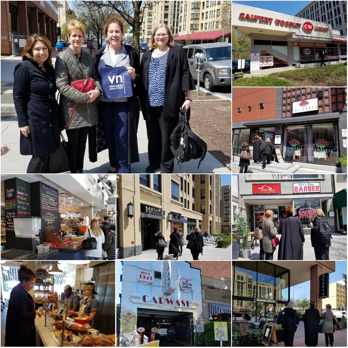 Director <a href="/WhitfieldKristi/">Kristi Whitfield</a> enjoyed this sunny afternoon walking <a href="/VanNessMainSt/">Van Ness Main Street</a>! Follow them on Twitter to keep up with all the cool events and businesses in the neighborhood! #SmallBizDC #vannessdc <a href="/BreadFurst/">Bread Furst</a> @AcaciaBistroDC <a href="/SoapstoneMarket/">Soapstone Market</a> <a href="/CalvertWoodley/">Calvert Woodley</a> @Sfoglinadc