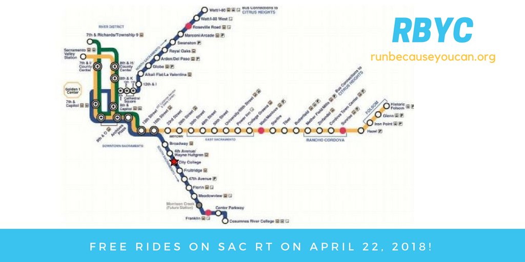 RBYC5K's tweet photo. REMINDER: @RideSacRT to the race for FREE using this flyer: https://t.co/SoIGNF45yu https://t.co/NLlm7nfD45