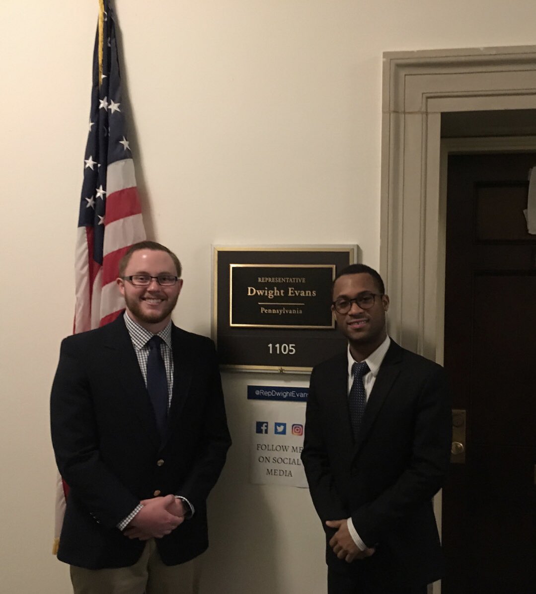 TU_Engineering's tweet photo. Who has he met? Thanks @RepDwightEvans who was one of his first stops! #POTH2018 https://t.co/Su9doKYM6D