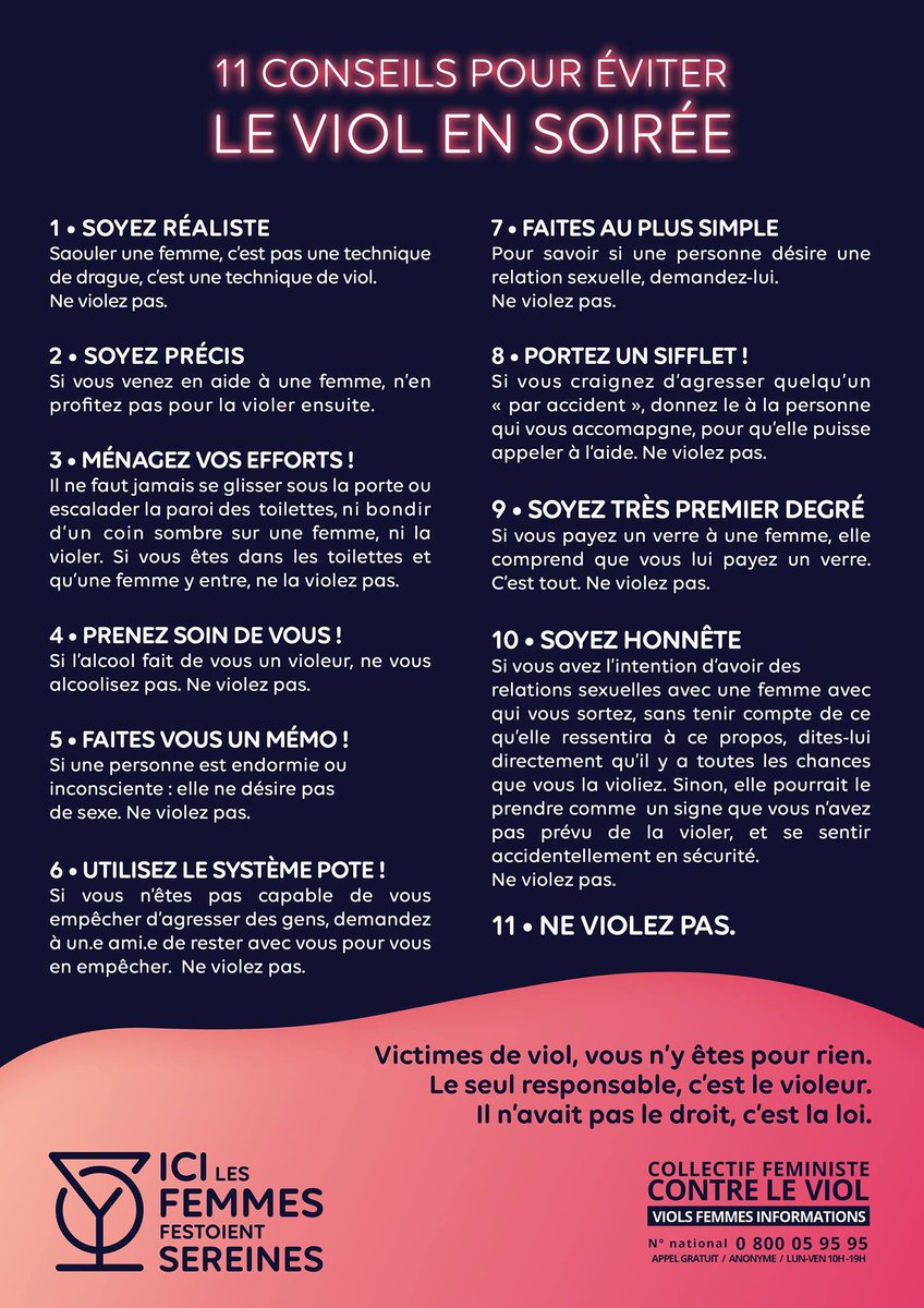 LawraProut's tweet photo. Une très jolie affiche à proposer dans vos bars et boîtes préférées. @Violsfemmesinfo https://t.co/JSlSop4qVe