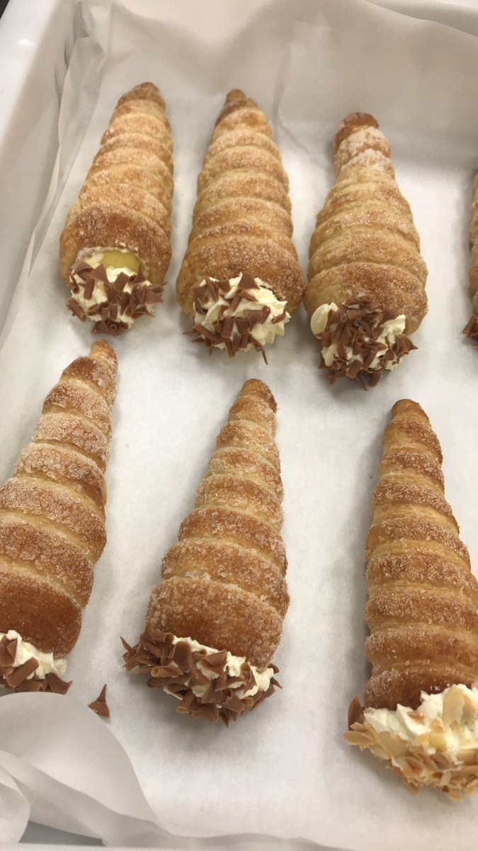 Pop down to the bakery tomorrow we have fresh cream horn only 50c!! The bakery is open till 4:00pm in marlborough st 😋