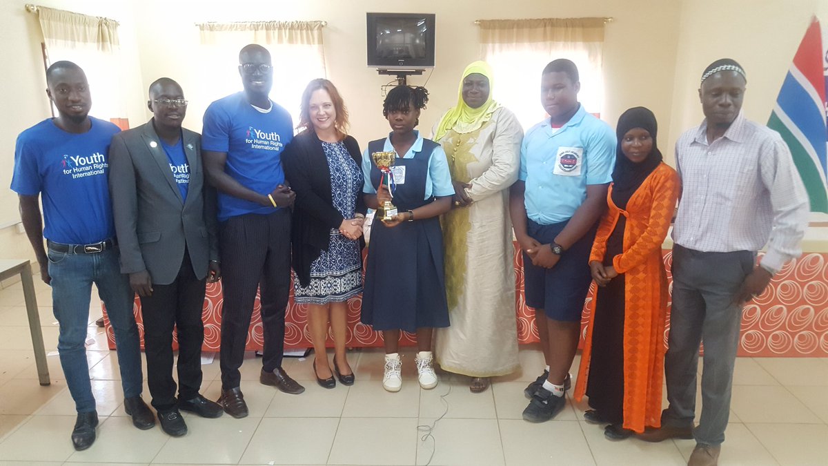 We just concluded our inter-school human rights quiz competition