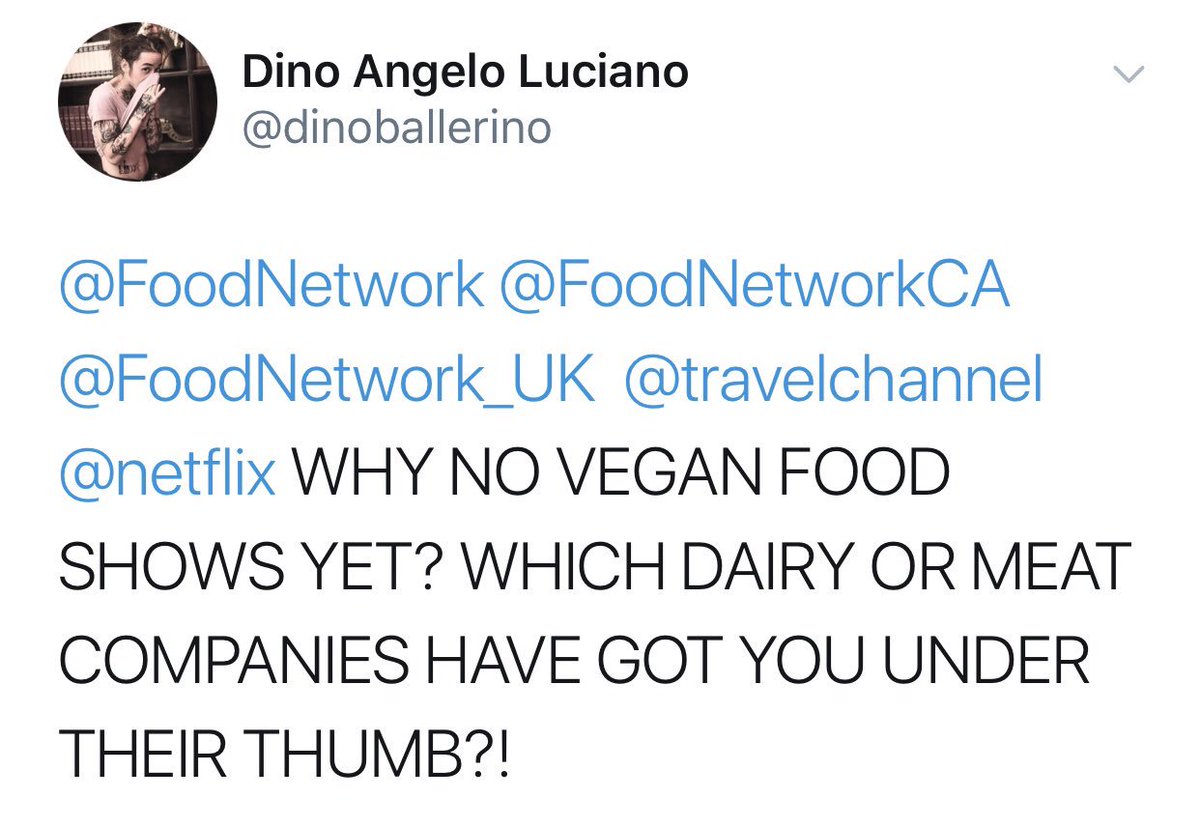 dinoballerino's tweet photo. Ask them why! How trendy are we waiting for Veganism to get? Which celebrities are you waiting on to host one? Why don’t vegans have an outlet yet? If you agree, HELP spread this message!  RETWEET!
-
#vegan #plantbased #veganeats #whatveganseat #plantbaseddiet #crueltyfree #vgang https://t.co/CV1PCgRaip