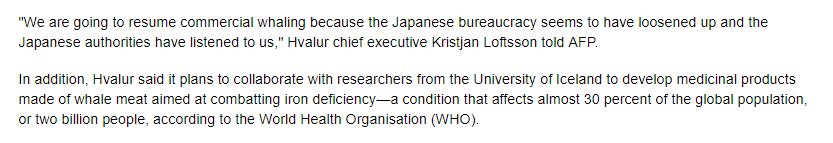h0t_p0ppy's tweet photo. #Iceland just sentenced 161 #Endangered Fin Whales to death
They plan to make Health Supplements and sell meat to #Japan
#OpWhales https://t.co/9xUskwbxg1