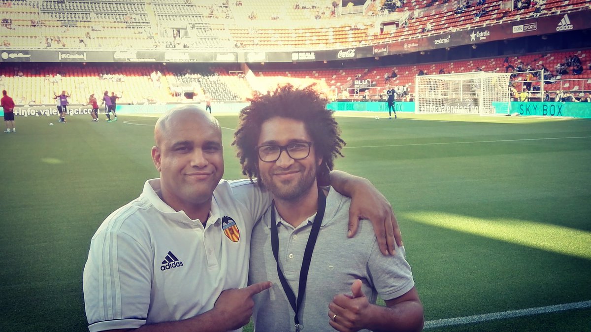KBokoko's tweet photo. Lástima el partido de hoy en Mestalla pero ha sido una gran experiencia. #CabifyExperience #AmuntValencia

📷 Hermano's Bokokó ☺ https://t.co/7A2Cu2oLeL