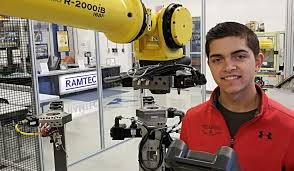 CTEPortfolio's tweet photo. Want a robot-proof job that doesn’t require a 4 yr degree and pays $50K/yr? Then be a robot-technician. Someone has to keep them going. 
https://t.co/UVcl0juzSX
#CTEWorks @GACTE @actecareertech #robotproofjob https://t.co/o3PxNMo2w9