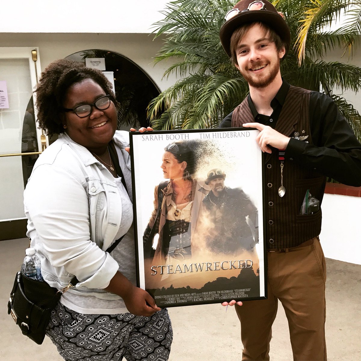 SteamWrecked's tweet photo. #steamwrecked screens at @RiversideFilm on Thursday! We are so excited to continue to share our film with the world! #steampunk #Cosplay #shortfilm #short #film #filmmaking #festival #riverside #riversideinternationalfilmfestival https://t.co/mz10L0mJZR