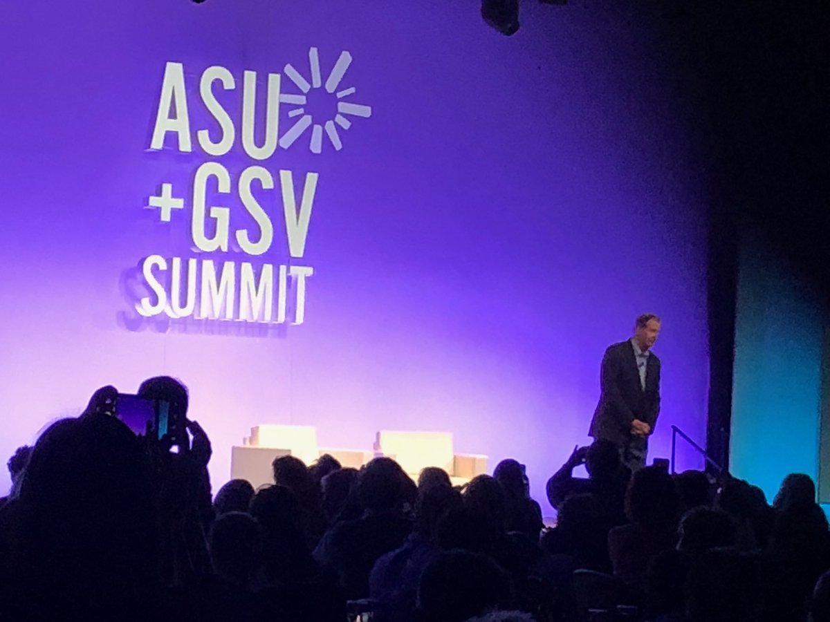 Listening to <a href="/VicenteFoxQue/">Vicente Fox Quesada</a> <a href="/asugsvsummit/">ASU+GSV</a> talk about the power of education to change lives for entire generations, glad that <a href="/cytilife/">Cytilife</a> is able to do its part with changing student lives!