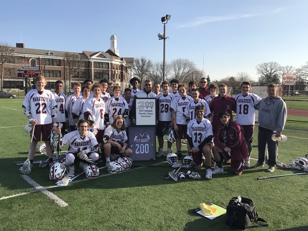 bshs_athletics's tweet photo. Congrats to @BayShoreHS men’s lax coach Tim Cox who secured his 200th career win w/the victory today over Brentwood! Coach was able share the day w/his wife&amp; parents along w/several Alumni. @BayShoreSchools @BayShorePR @LaxRecords @NewsdayHSsports @greaterbayshore @SectXISuffolk https://t.co/sFqyNfSCvQ