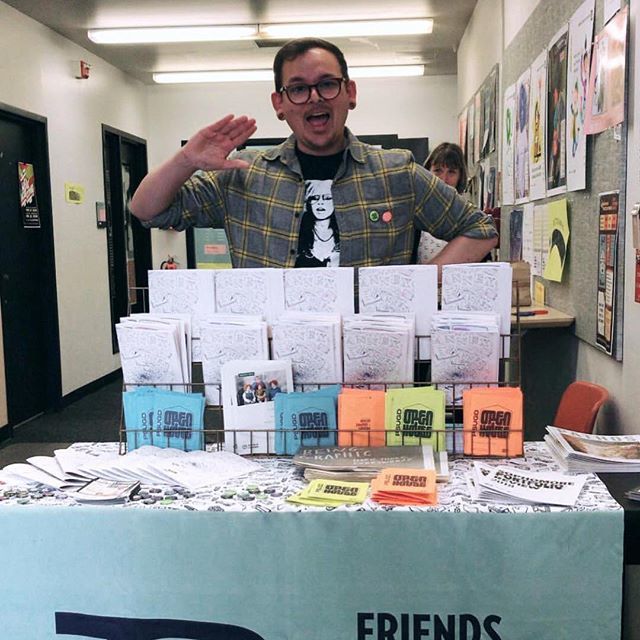 psugd's tweet photo. Oh hey! It’s @rilobilly welcoming you all to our open house! Be sure to check out the instastory happening over at @fogd. It’s 🔥 #psugd #dwpdx #designweekportland https://t.co/C8Hkbyq39v