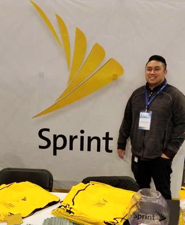 tambio21's tweet photo. Filling in for Paul. Representing for Sprint today at #CCCExchange #chicago #Sprint #worksforme https://t.co/B7c2KJPheA