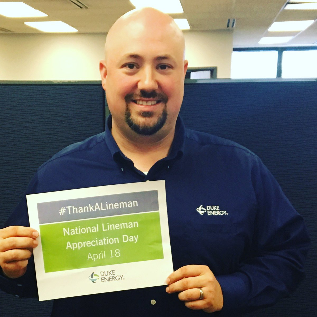 Thank you <a href="/DukeEnergy/">Duke Energy</a> men and women who selflessly serve our communities. #ThankALineman #WeAreDE