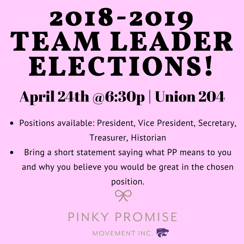 ppatkansasstate's tweet photo. PP week is almost here!! Day 2 will be our monthly meeting at 6pm with special guest speaker, Megan Allen!  Please show up before 6pm so we can get done with the meeting by 6:30 &amp; have our Team Leader Elections!
Day 3 is Cardio Hip Hop @ the rec from 8:30p-9:30p.
So excited! https://t.co/6Tejn3zVh1