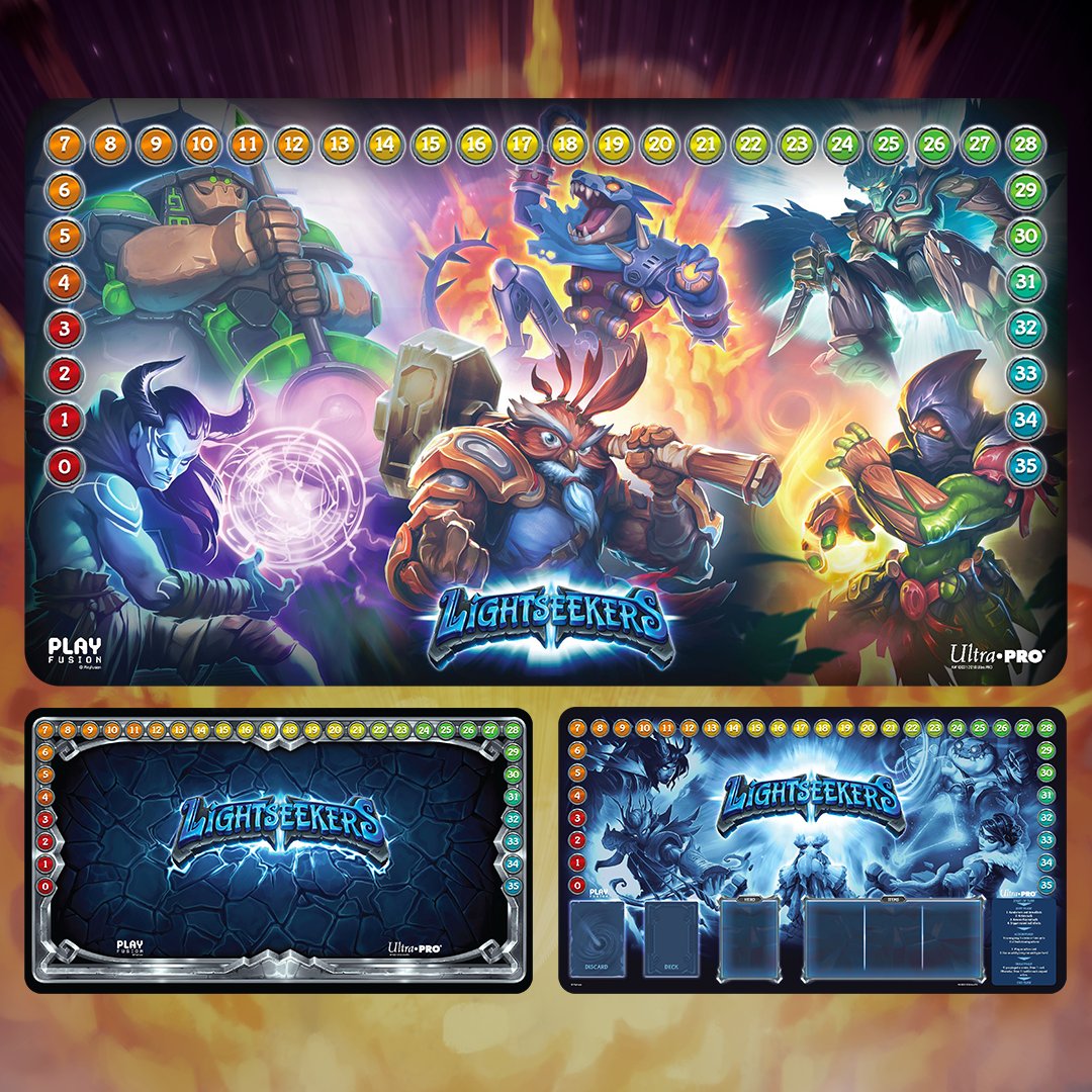 LightseekersTCG's tweet image. Lightseekers Ultra PRO playmats will soon be available to order from local stores!